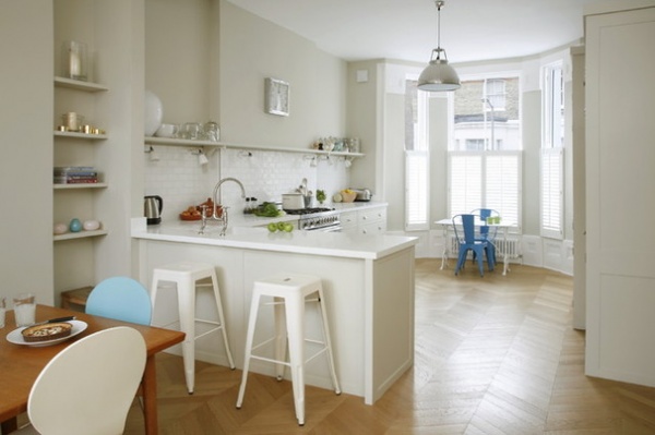 Clean Lines and Soft Colors in a South London Kitchen