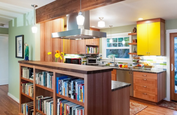 Throwback Kitchen Gains Countertop Space, Color and Smart Storage