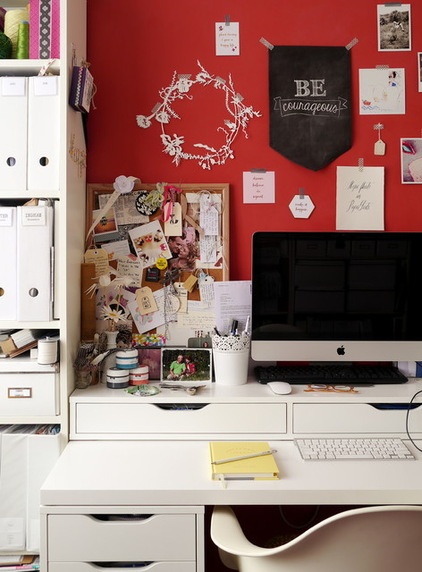 Midcentury Home Office by The Room Illuminated