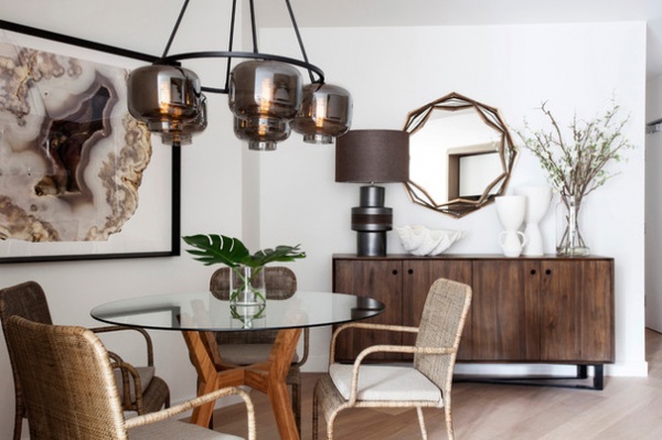 Contemporary Dining Room by Alexander Pollock Interiors