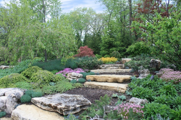 Contemporary Landscape by Rocco Fiore & Sons, Inc