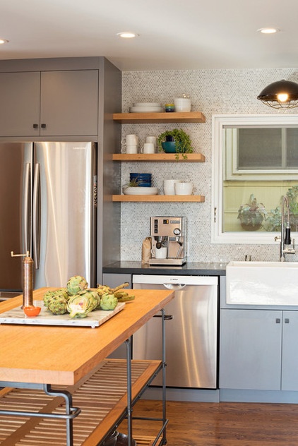 Houzz Tour: Industrial Flavor and Playful Touches in a 1980s Home