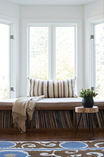 Industrial Living Room by Regan Baker Design