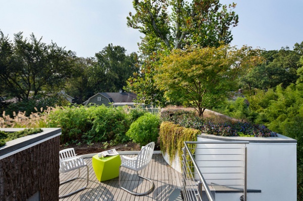 Contemporary Deck by Clinton & Associates, PC Landscape Architects