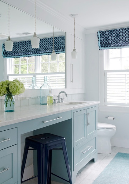 Beach Style Bathroom by Kristina Crestin Design