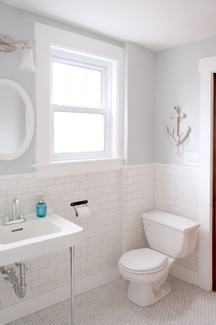 Beach Style Bathroom by Copper Dot Interiors