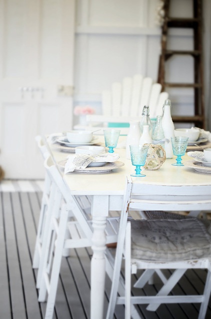 Shabby chic Deck by A Beach Cottage