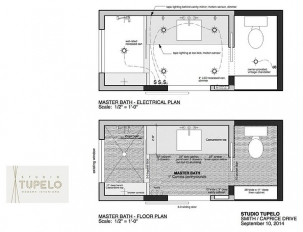 Floor Plan by Studio Tupelo Modern Interiors