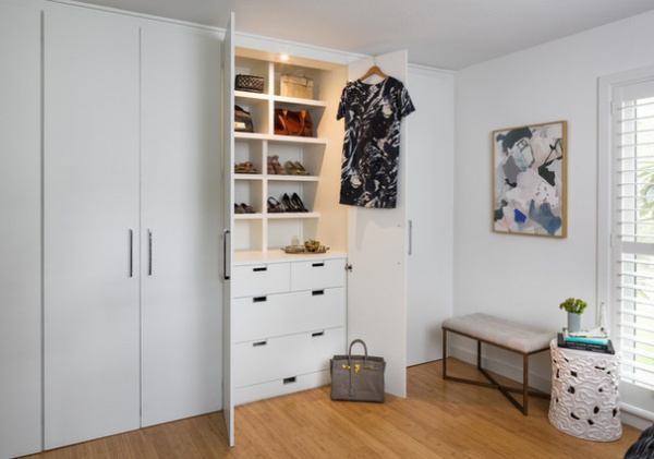 Transitional Closet by Studio Tupelo Modern Interiors