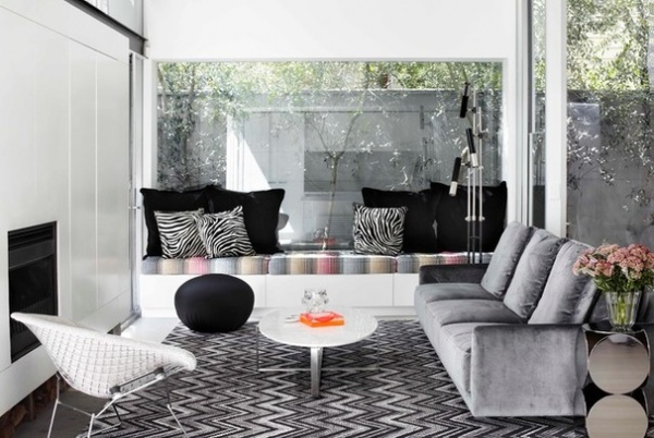 Contemporary Living Room by Sally Caroline