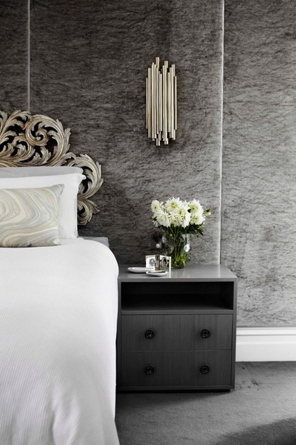 Contemporary Bedroom by Sally Caroline