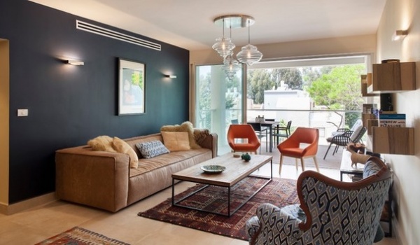 Houzz Tour: In Tel Aviv, a Warmly Modern Pied-à-Terre