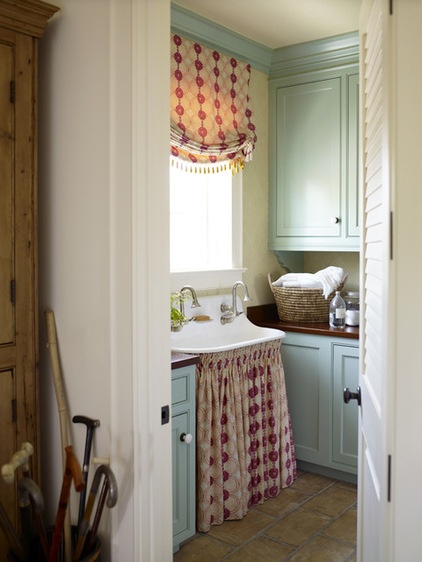 Tropical Laundry Room by Wendi Young Design