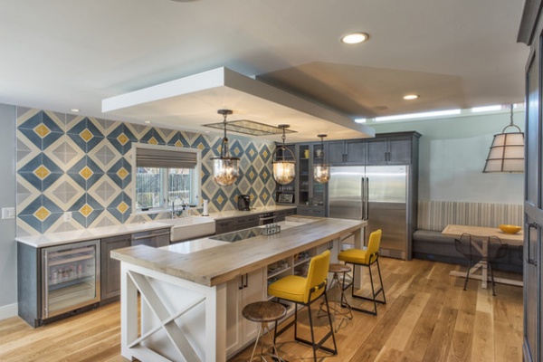 Kitchen of the Week: Tile Sets the Tone in a Modern Farmhouse Kitchen