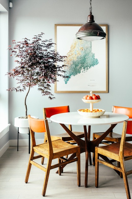 Contemporary Dining Room by Landing Design