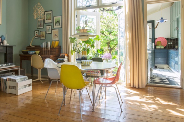 Eclectic Living Room by Margot Hartford Photography