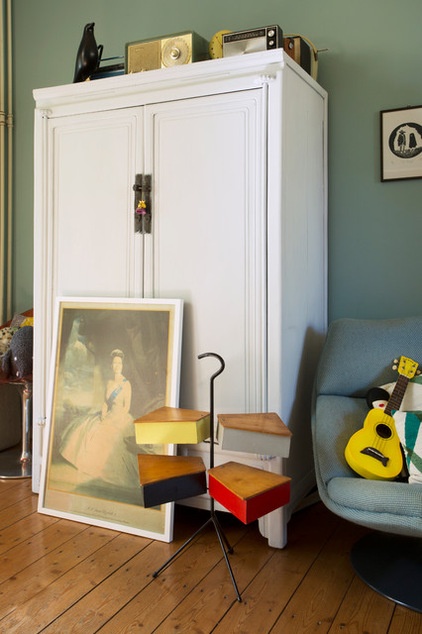 Eclectic Living Room by Margot Hartford Photography