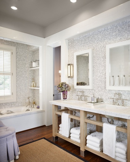 Farmhouse Bathroom by Dillon Kyle Architecture