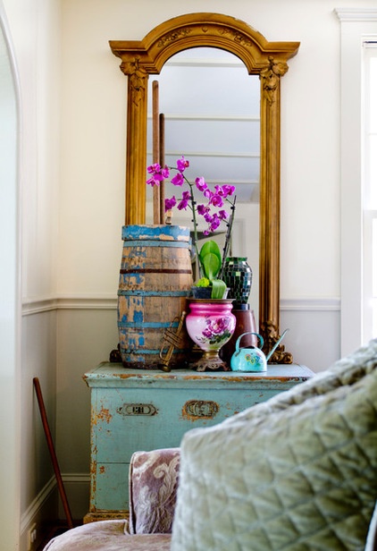 Farmhouse Living Room by Rikki Snyder