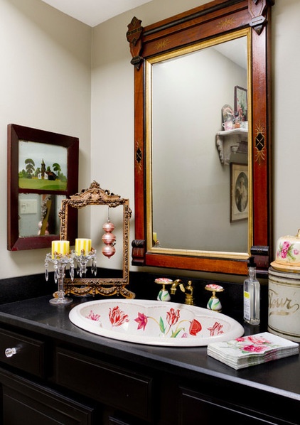 Farmhouse Bathroom by Rikki Snyder