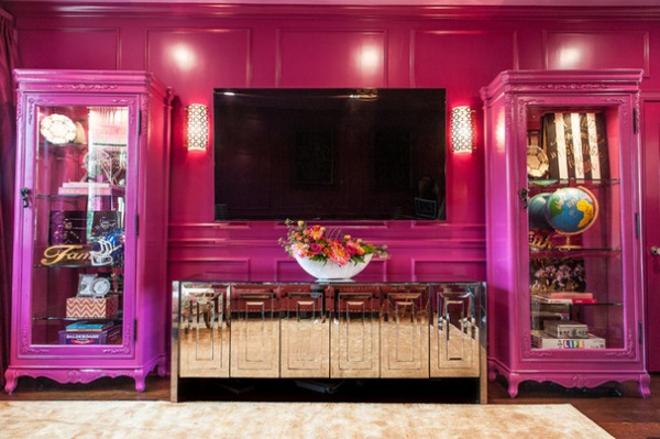 Room of the Day: A Game Room That Brings the Pink