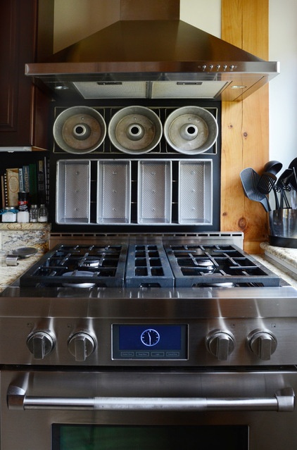 Transitional Kitchen by Faith Towers Media