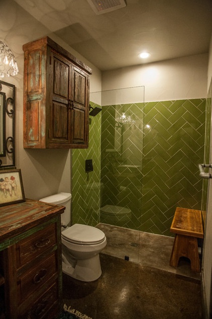 Eclectic Bathroom by Wright-Built