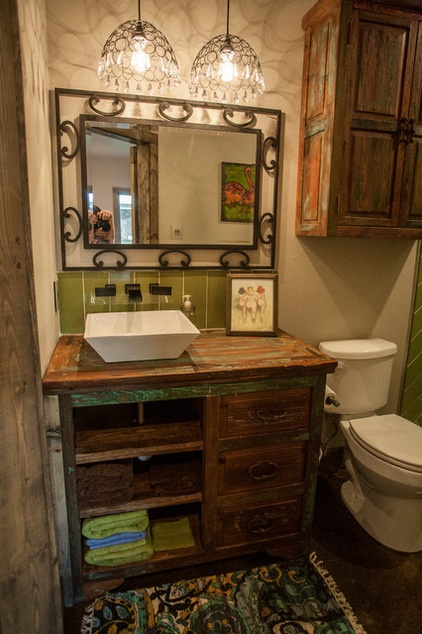 Eclectic Bathroom by Wright-Built