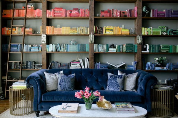 Room of the Day: Color-Coded Bookcase Spiffs Up a Nashville Library