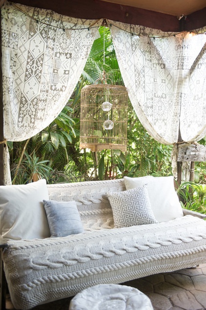 Beach Style Patio by Ashley Camper Photography