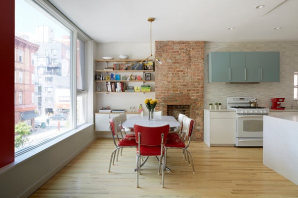 Midcentury Dining Room by Etelamaki Architecture