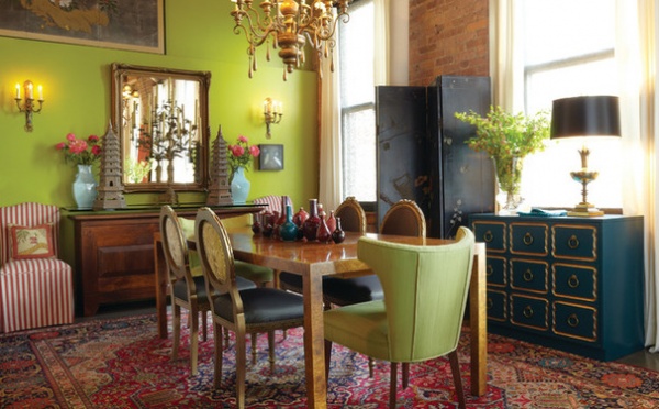 Eclectic Dining Room by Mark Radcliff interior