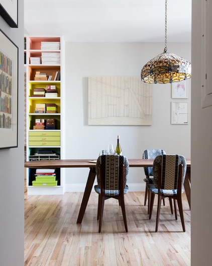 Eclectic Dining Room by Front Studio Architects