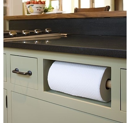 Kitchen Details: Out-of-Sight Paper Towel Holder