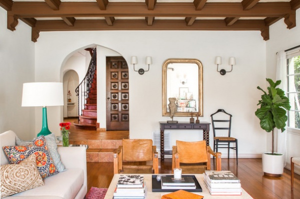 Mediterranean Living Room by West Haddon Hall