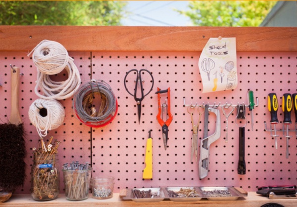 Hardworking Pegboard Keeps Things Organized