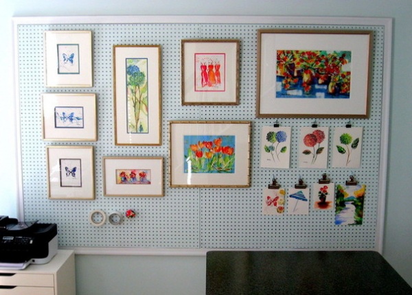 Hardworking Pegboard Keeps Things Organized