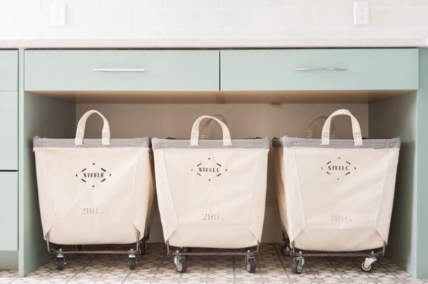 Transitional Laundry Room by Ashley Winn Design