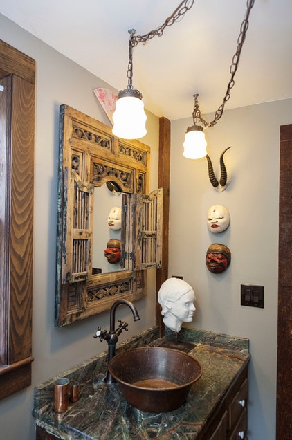 Farmhouse Bathroom by Shelley Zatsky Photography