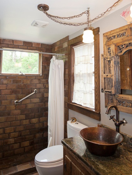 Farmhouse Bathroom by Shelley Zatsky Photography