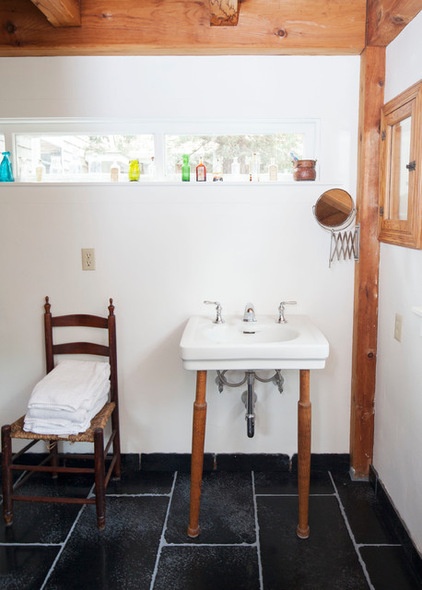 Farmhouse Bathroom by Shelley Zatsky Photography