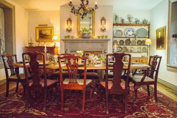 Farmhouse Dining Room by Edwina Benites-LM