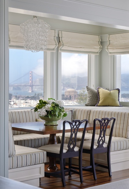 Traditional Dining Room by Sutro Architects