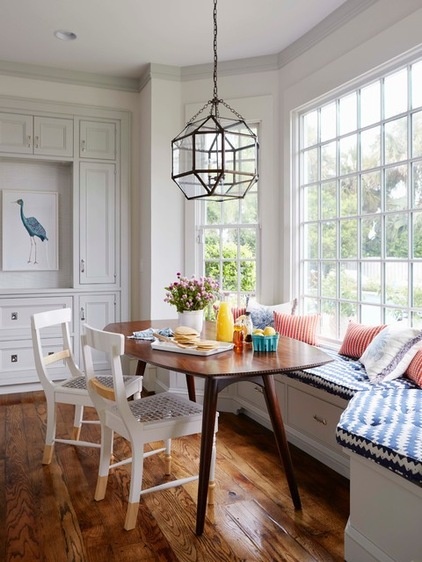 Beach Style Dining Room by Andrew Howard Interior Design