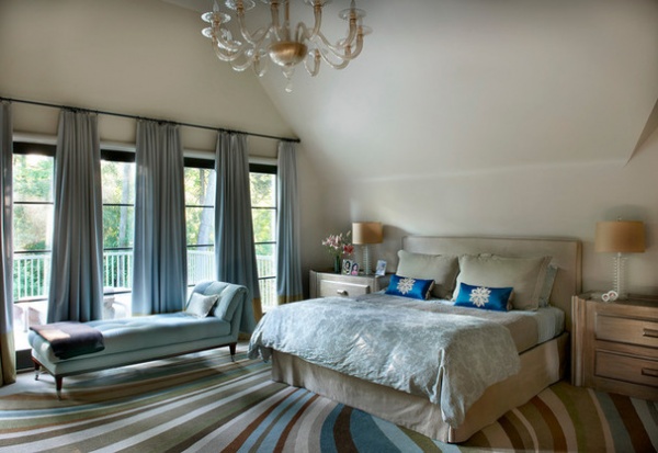 Transitional Bedroom by Lara Prince Designs, Inc.