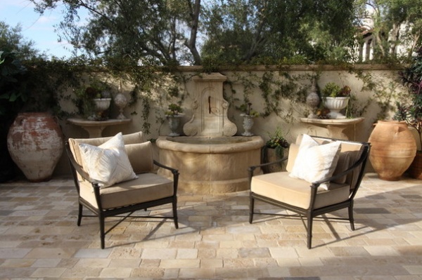 Mediterranean Patio by Bliss Design Firm