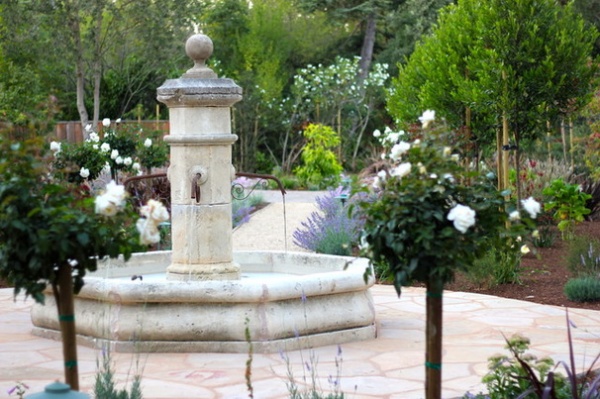 Mediterranean Landscape by Lifescape Custom Landscaping, Inc.