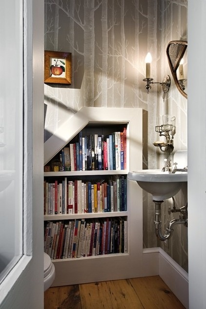 Traditional Powder Room by Smith & Vansant Architects PC