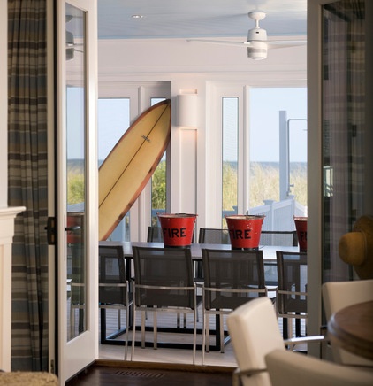 Beach Style Dining Room by Penza Bailey Architects