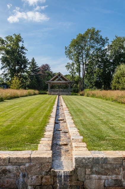 Farmhouse Landscape by Devore Associates